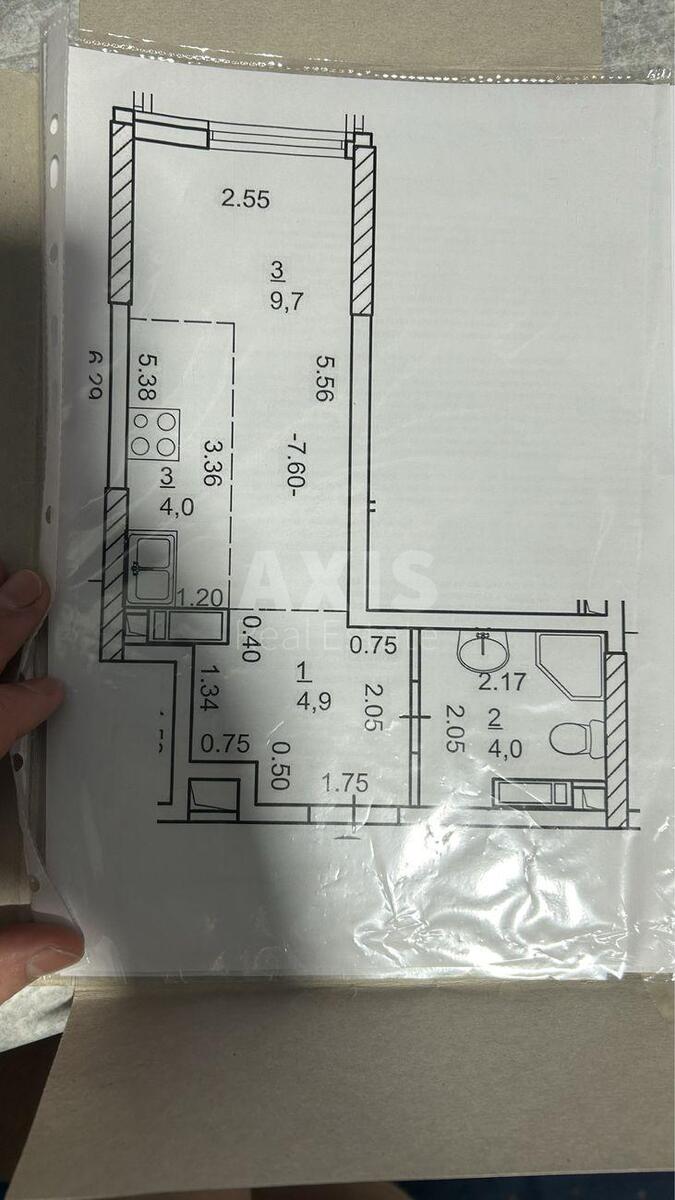 1k apartment vul. Bulahovs'kogo Akademika 2556598