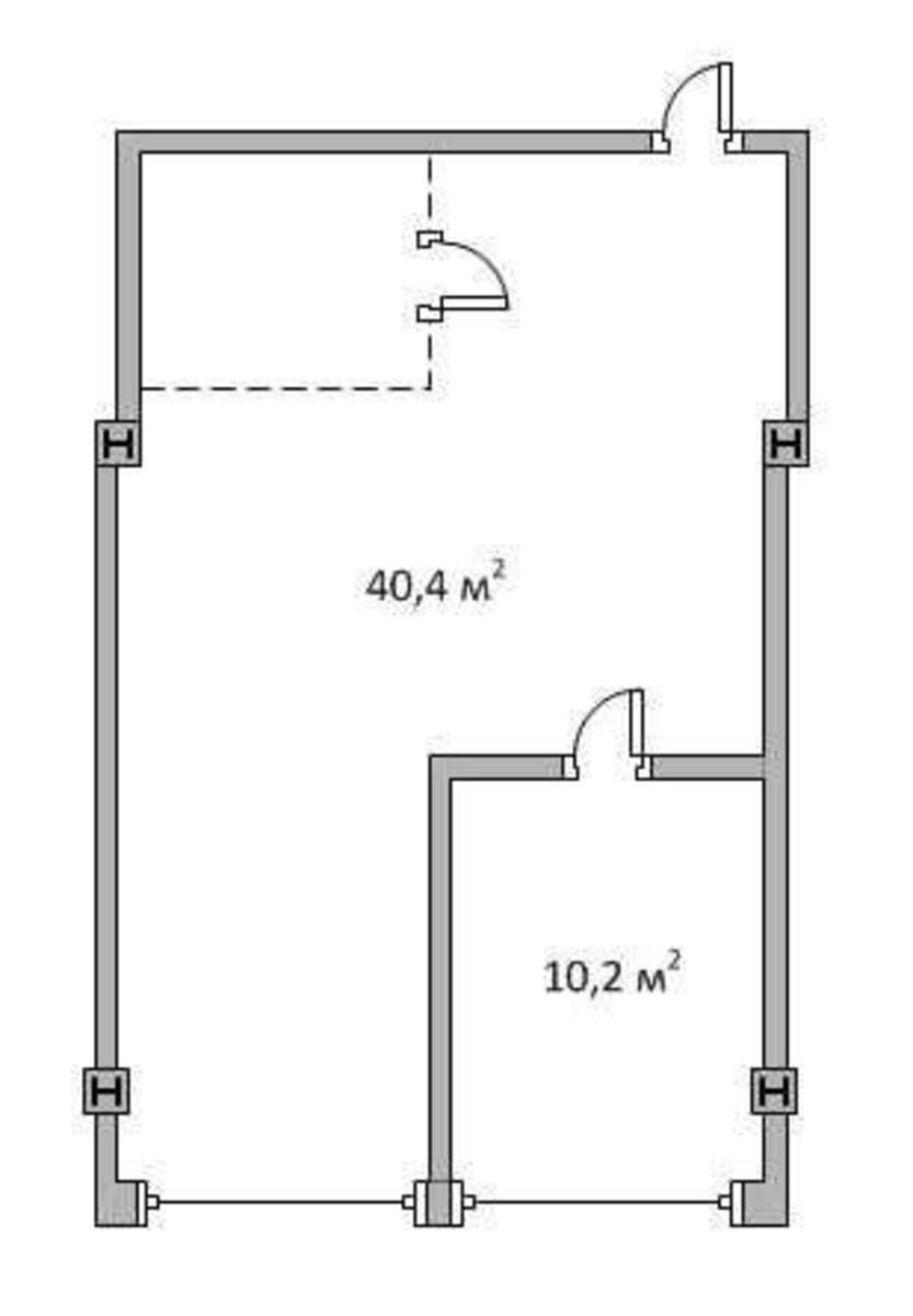 Office vul. Kutuzova 18/7, 50m24