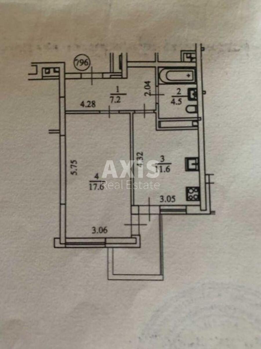 1k apartment vul. Osokors'ka 2а0