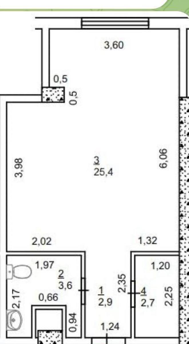 1k apartment vul. Nagirna 18/1610