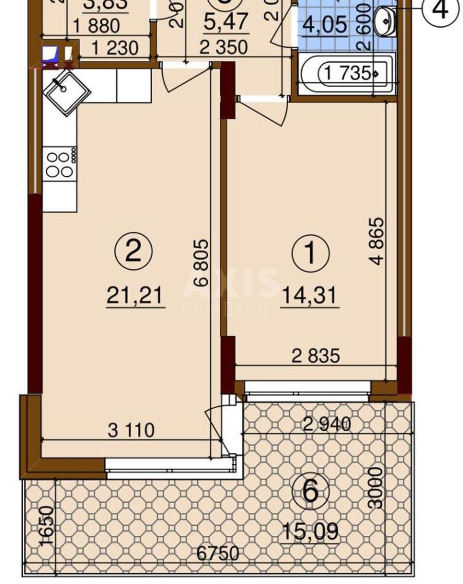 1k apartment vul. Oleksandra Olesja 10/2577557