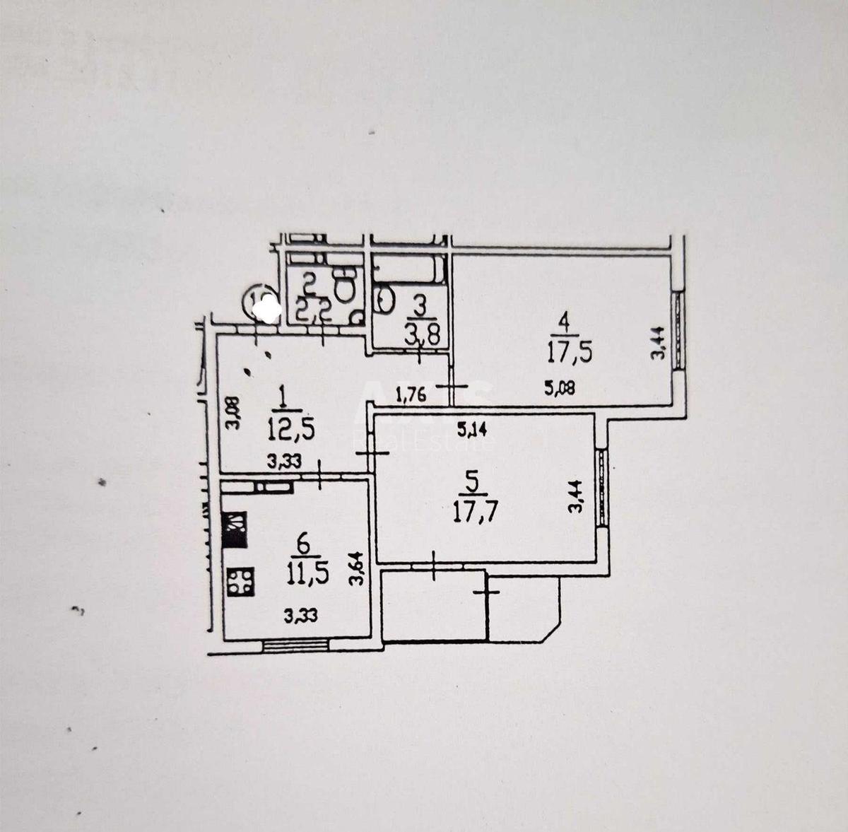 2k apartment vul. Krakivs'ka 13В9