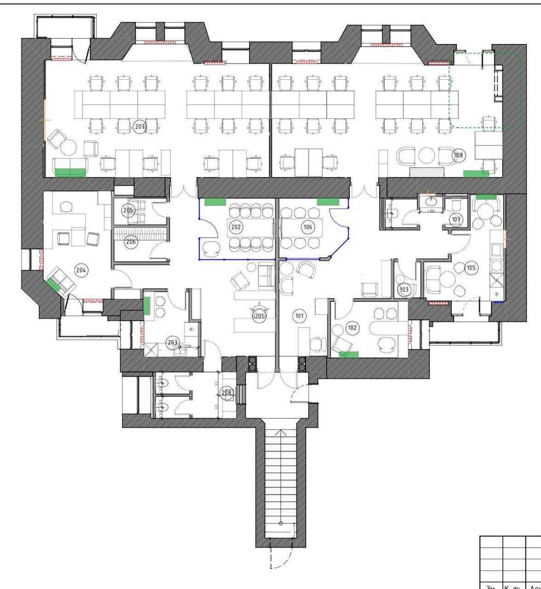 Office vul. Antonovycha 9, 250m26340416