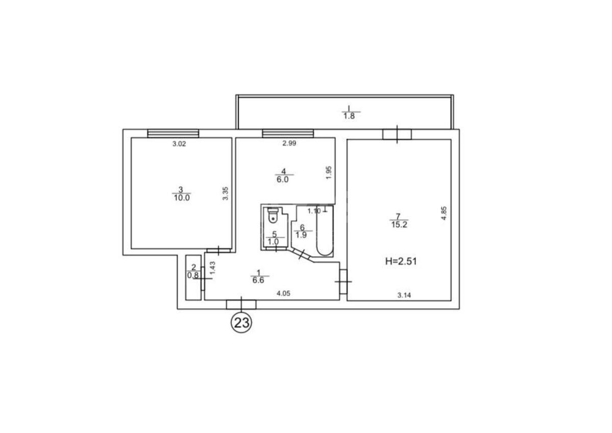 2k apartment pr-t Tychyny Pavla 196273713