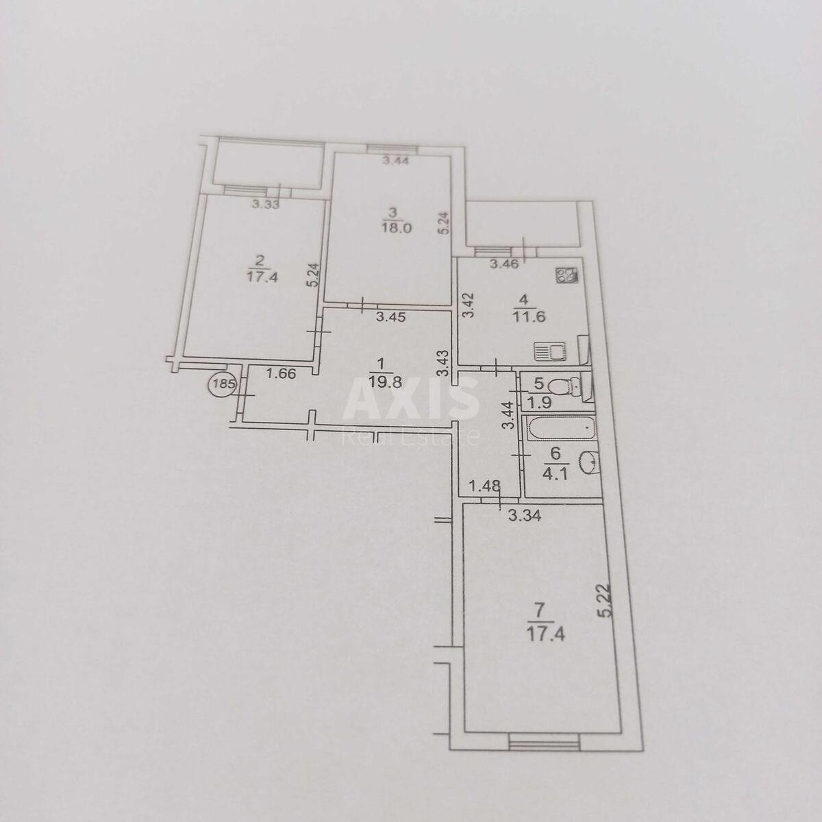 3k apartment vul. Vashhenka Grygorija 35664513