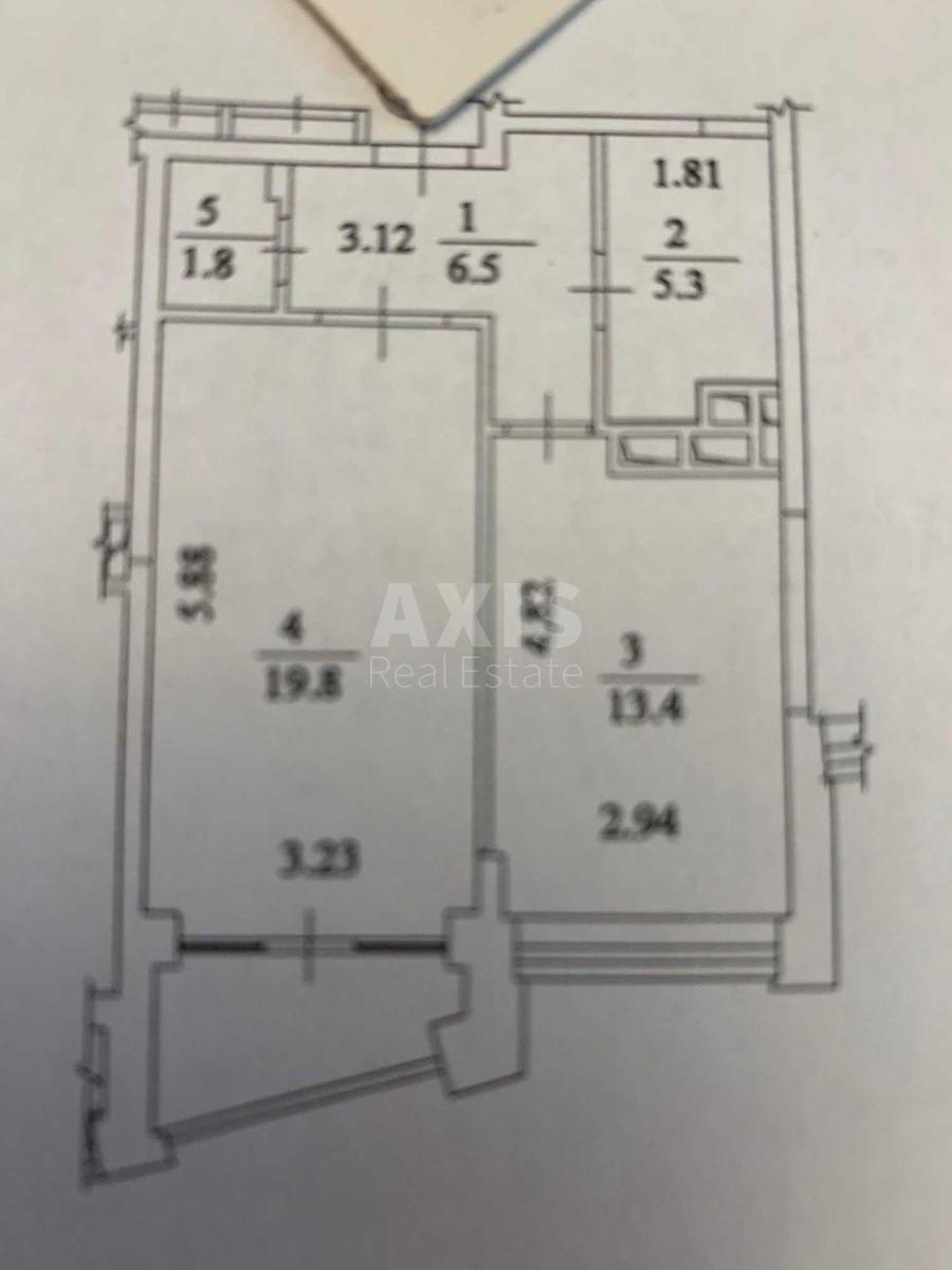 1k apartment vul. Parkovo-Syrec'ka 4Б9