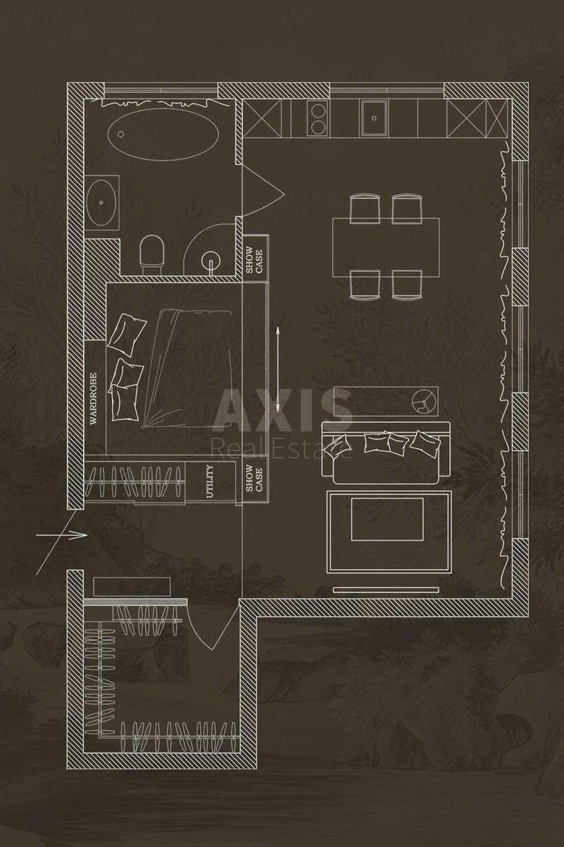 1k apartment vul. Lucenka Dmytra 10631697