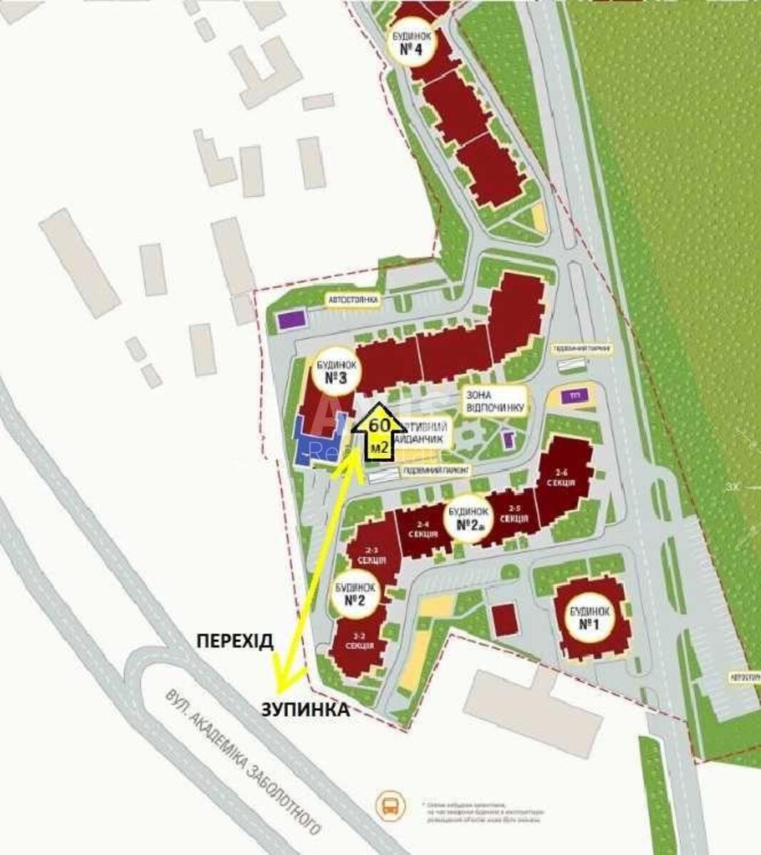 Trade object vul. Zabolotnogo Akademika 15, 60m2543219