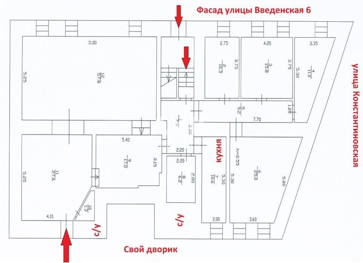 Объект сервиса ул. Введенская 6, 210м2431255