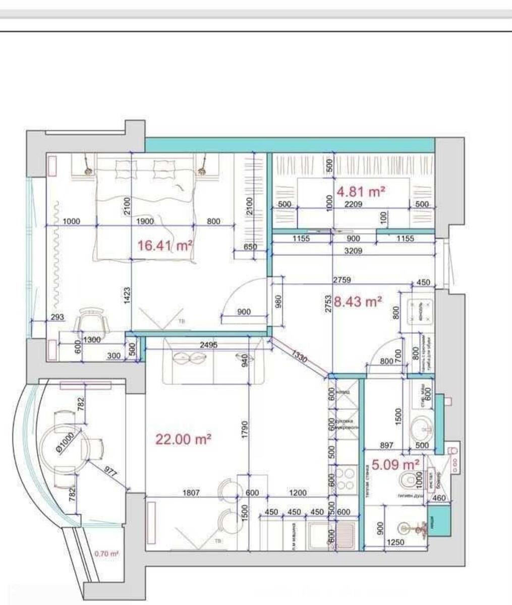 2k apartment vul. Hmel'nyc'kogo Bogdana 576276110