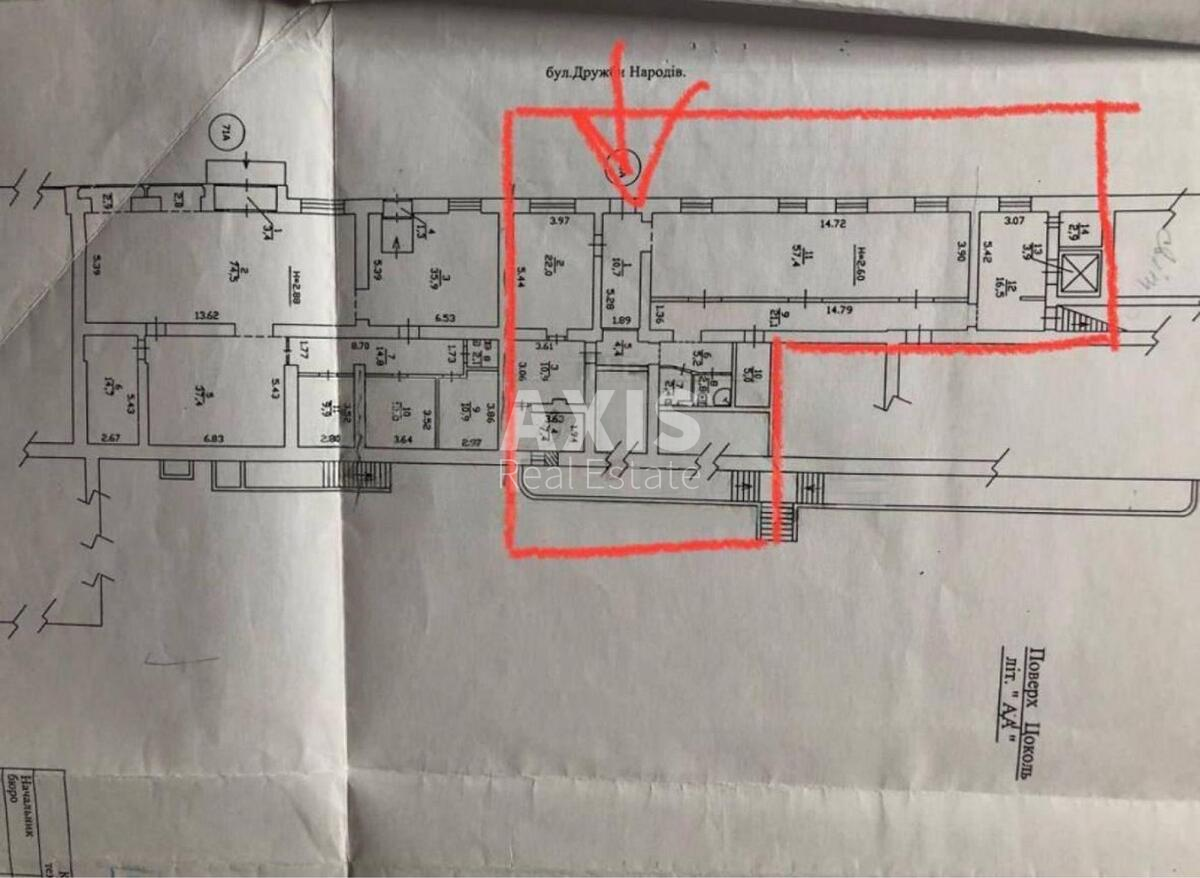 Trade object bul. Druzhby Narodiv 21, 170m23
