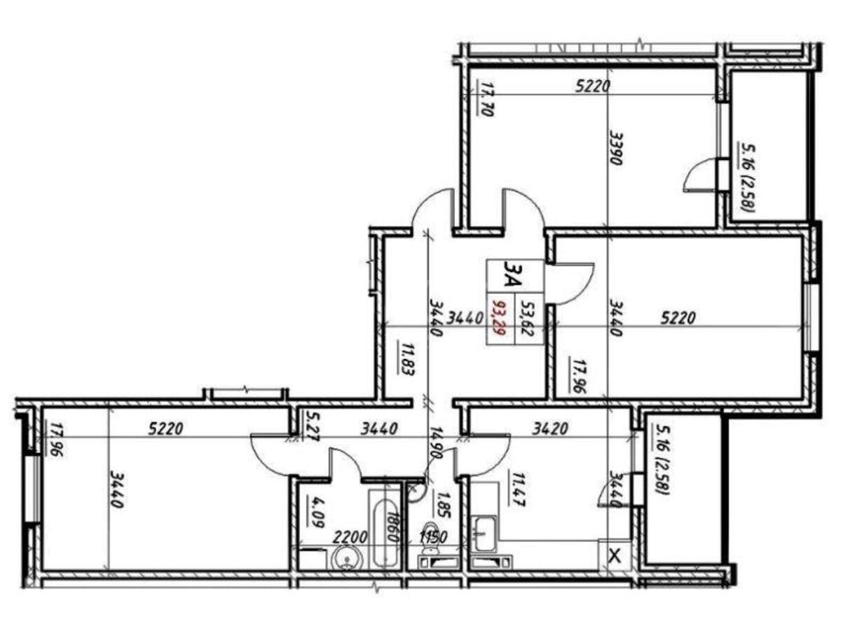 3к квартира ул. Электротехническая 436013212