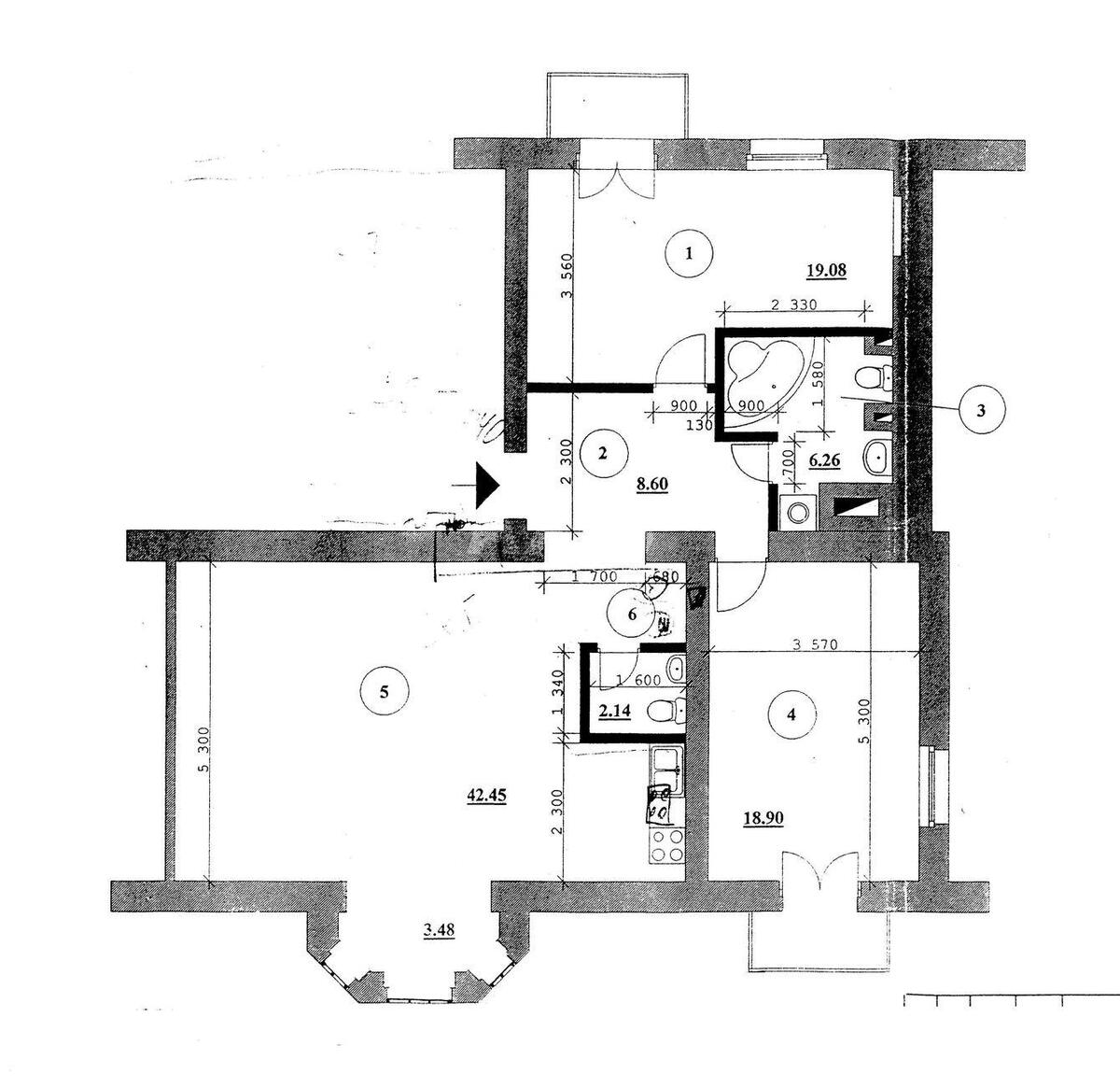 3k apartment vul. Ljuterans'ka 216172516