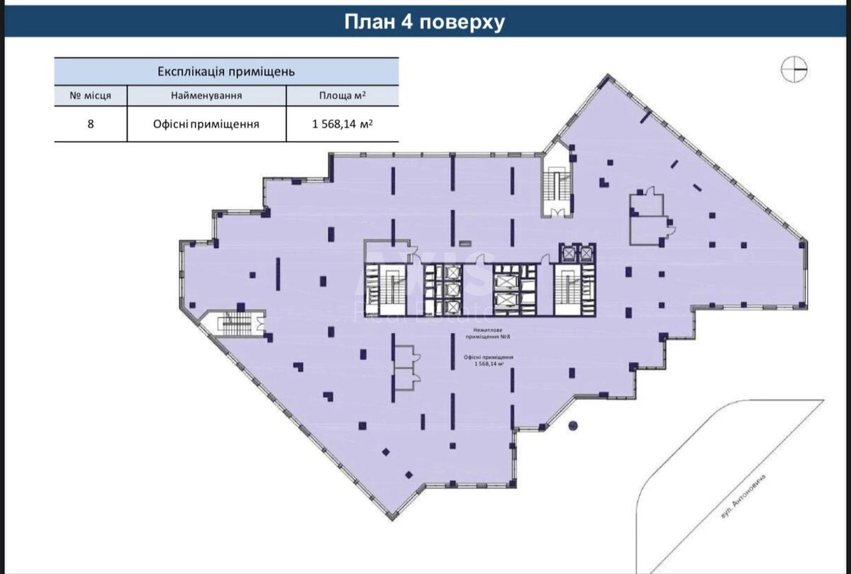 Service object vul. Antonovycha 136, 4722m2587649