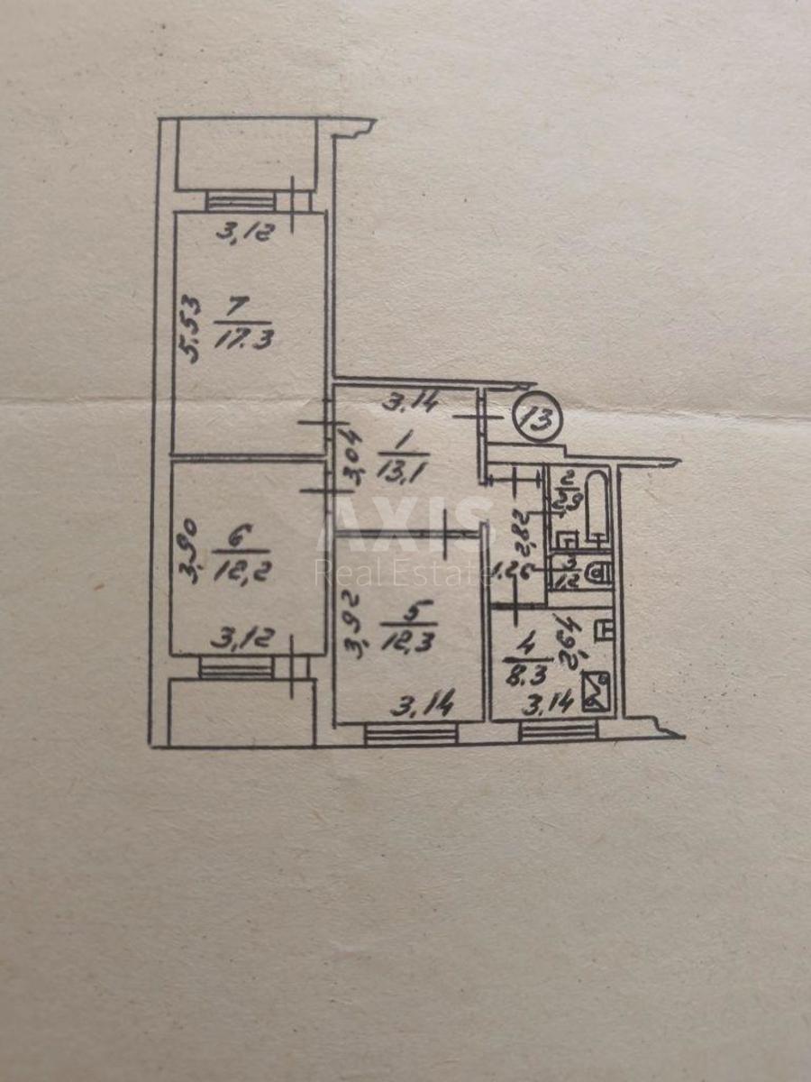3k apartment vul. Zabolotnogo Akademika 366
