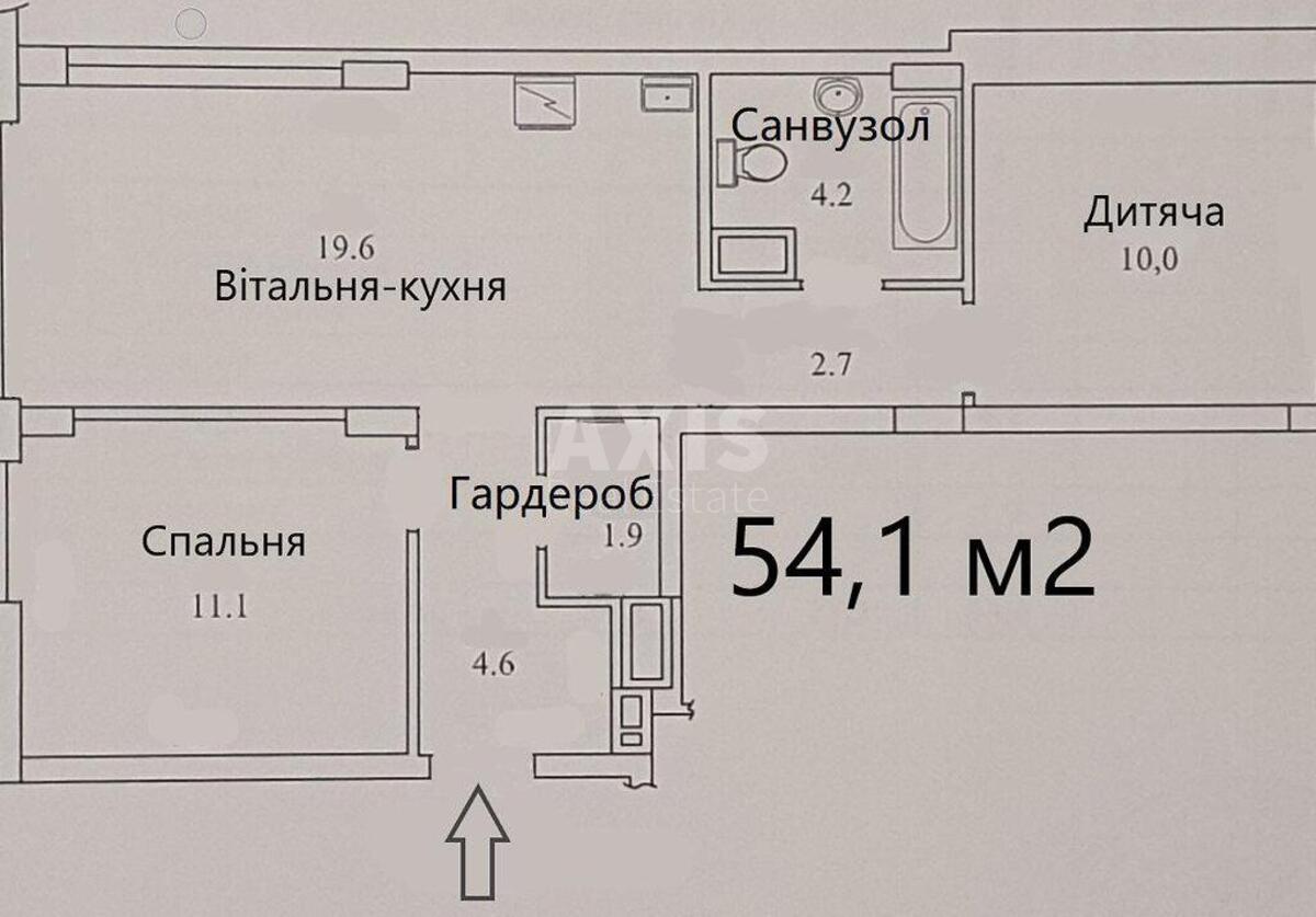2k apartment vul. Saljutna 210