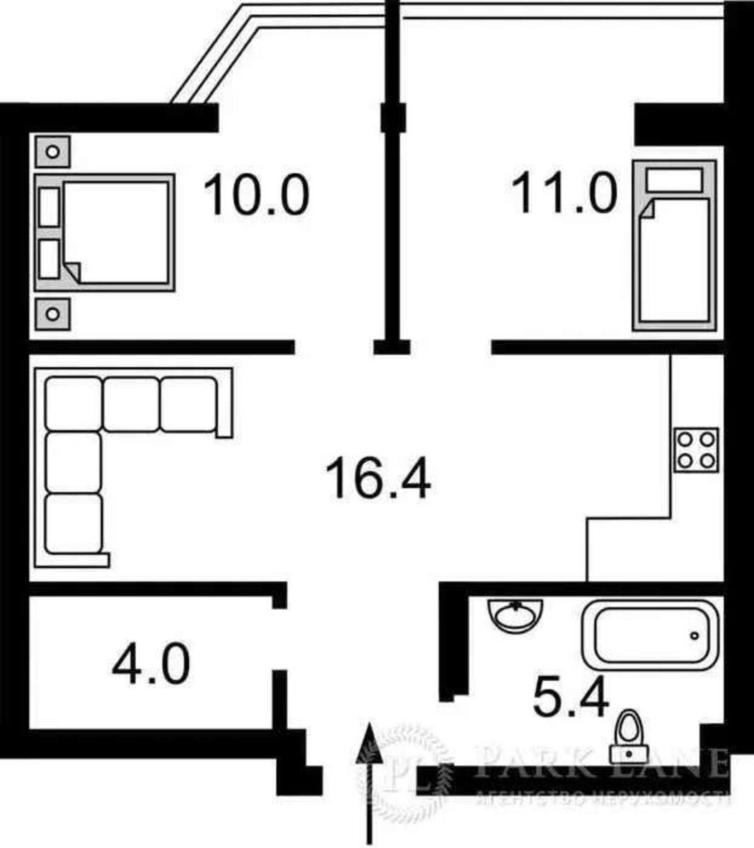 2k apartment vul. Lypkivs'kogo Vasylja Mytropolyta 37Г7