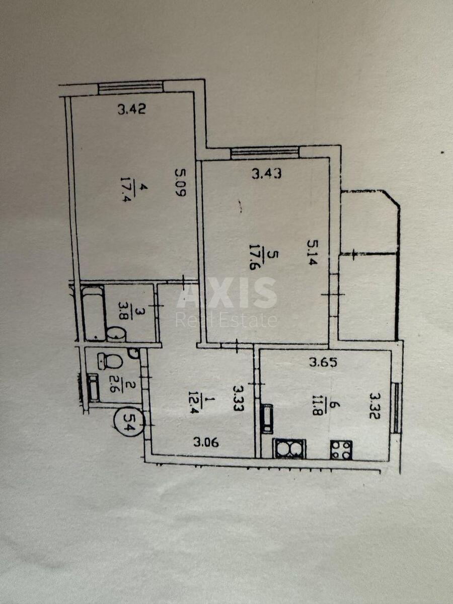 2k apartment vul. Krakivs'ka 13В579994