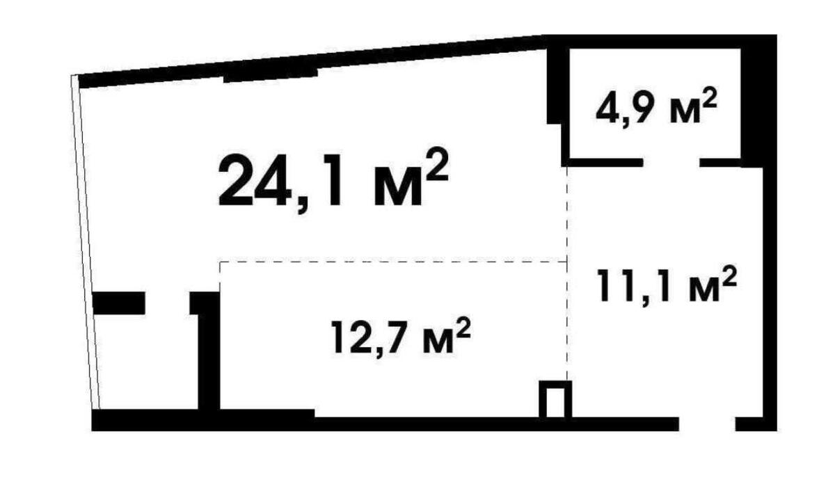 1k apartment bul. Mykoly Mikhnovskoho 13А590491