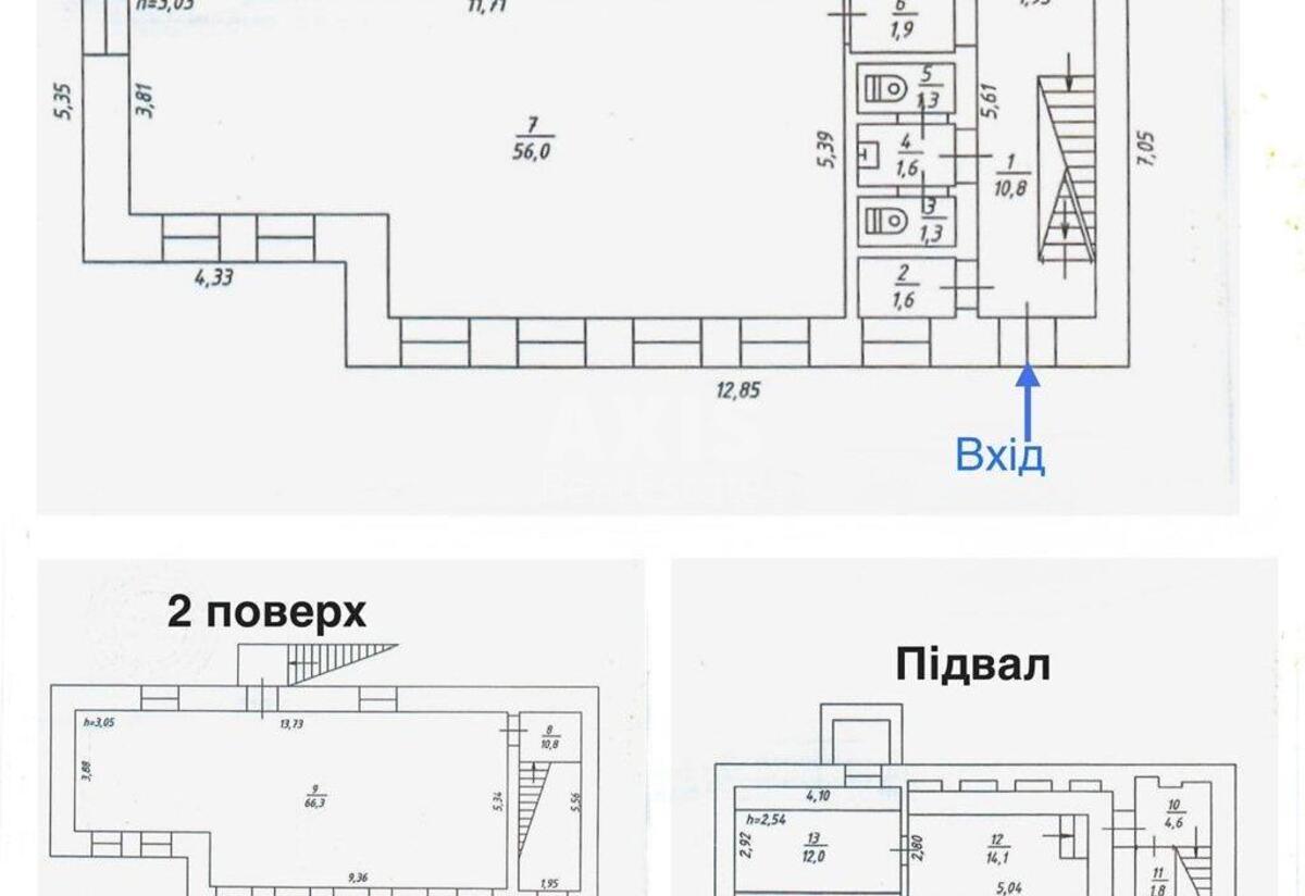 Офис вул. В'ячеслава Липинського 9Б, 184м2598335
