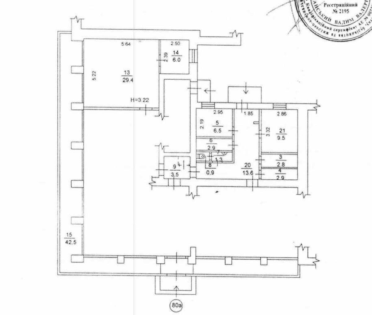 Trade object vul. Krakivs'ka 14/6, 121m2599588