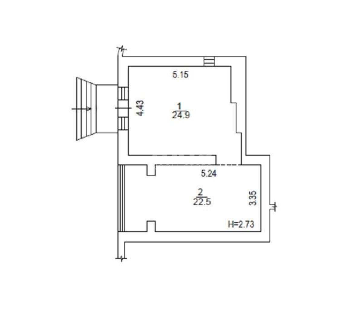 Trade object vul. Turgenjevs'ka 37/41, 47m23