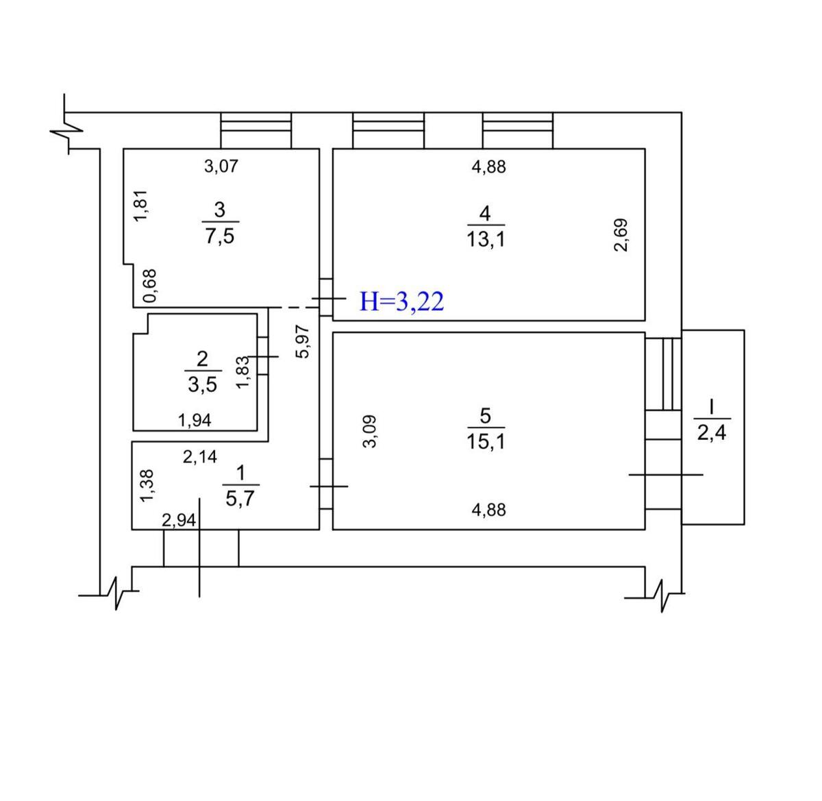 2k apartment vul. Jevgena Konoval'cja 36Є14