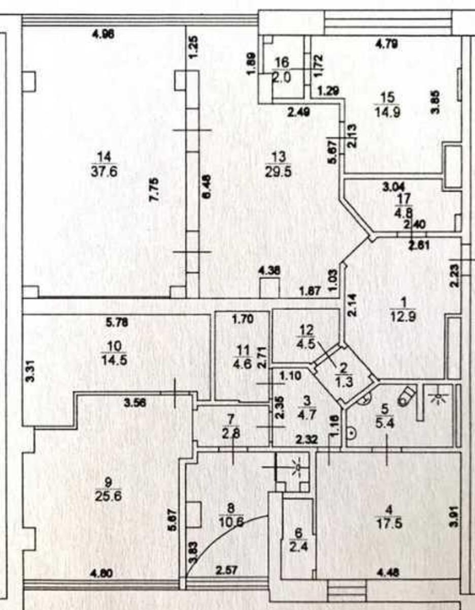 5k apartment vul. Volodymyrs'ka 49А591740