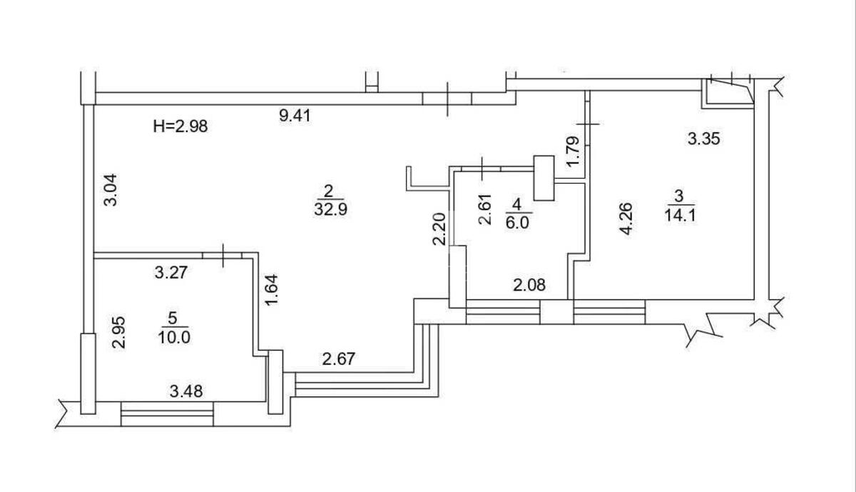 3к квартира пр-т Берестейский 42А6034211