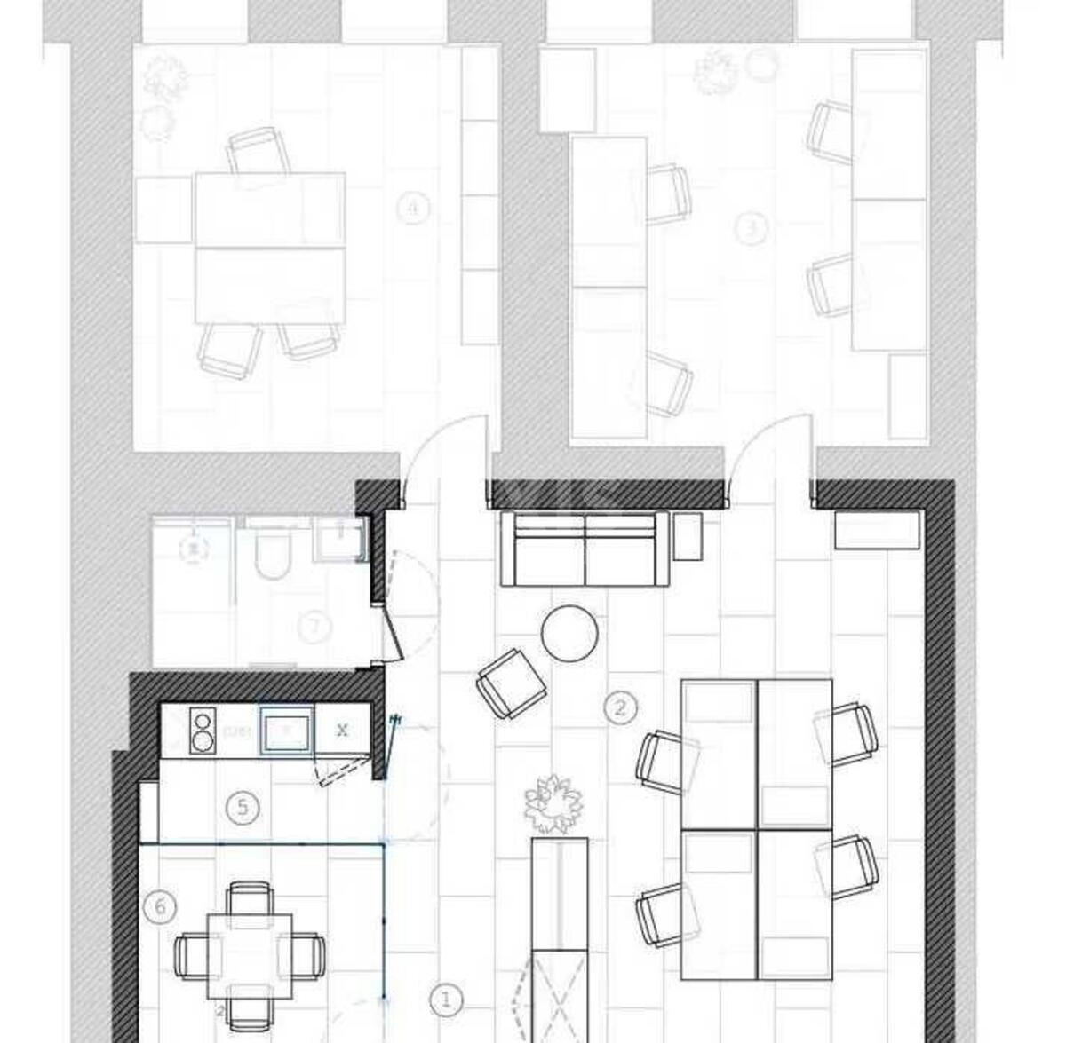 Office vul. Hmel'nyc'kogo Bogdana 9Б, 83m26310710