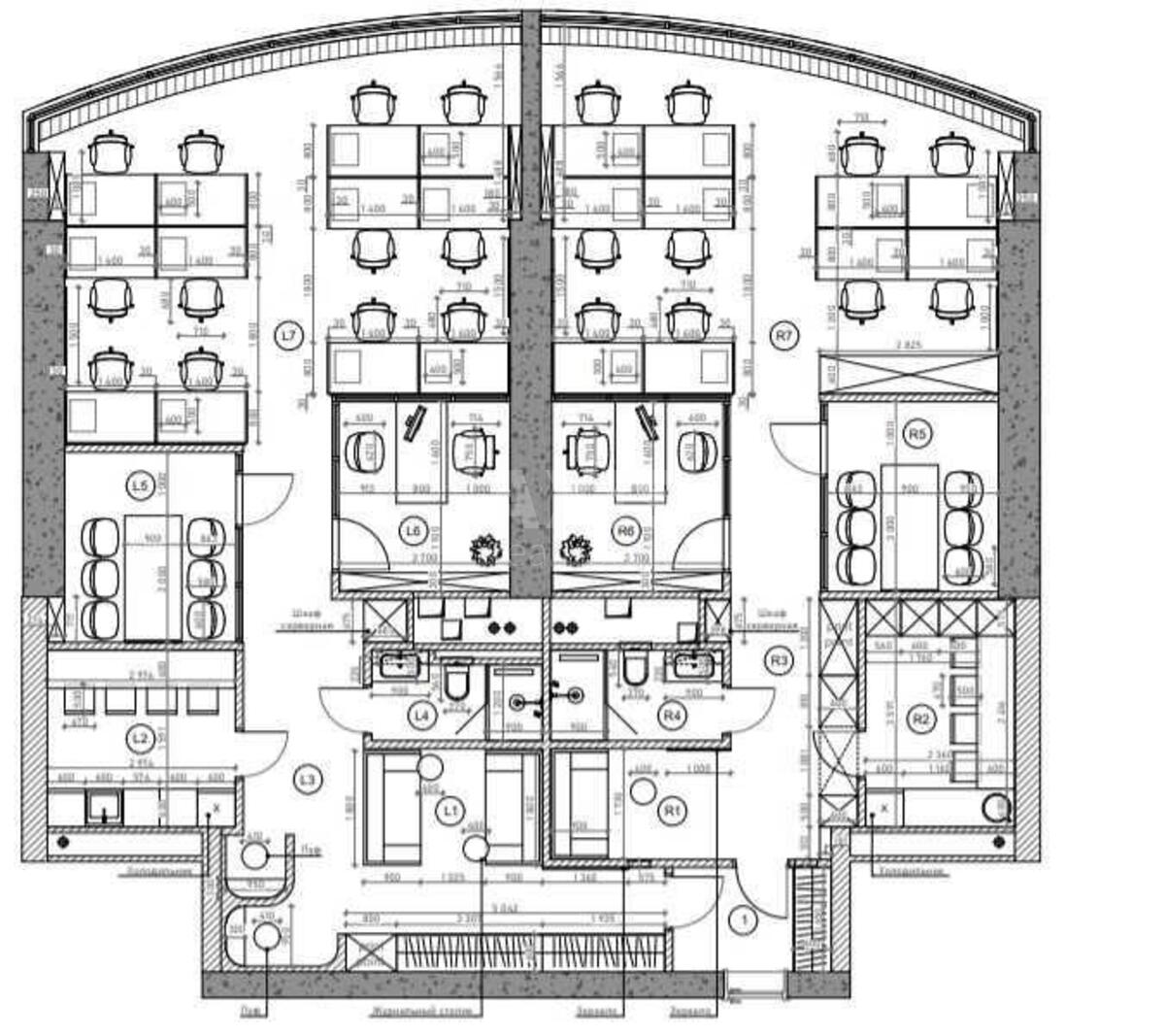Office uzv. Klovs'kyj 7, 190m25900913