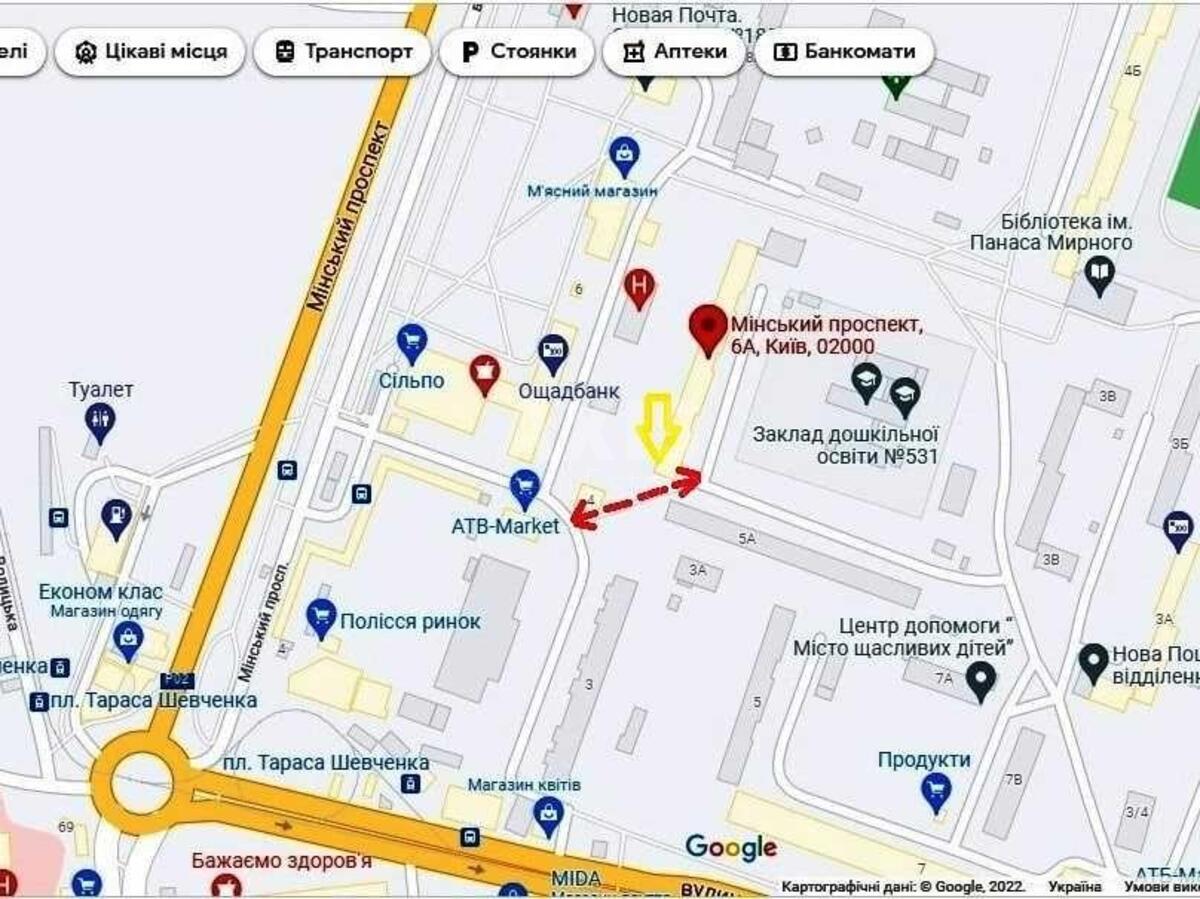 Trade object pr-t Mins'kyj 6А, 21m2601541