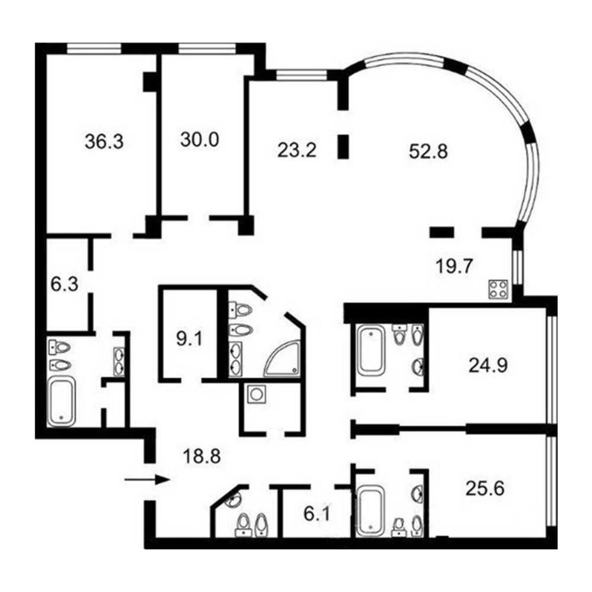 4k apartment vul. Mazepy Ivana 11Б2