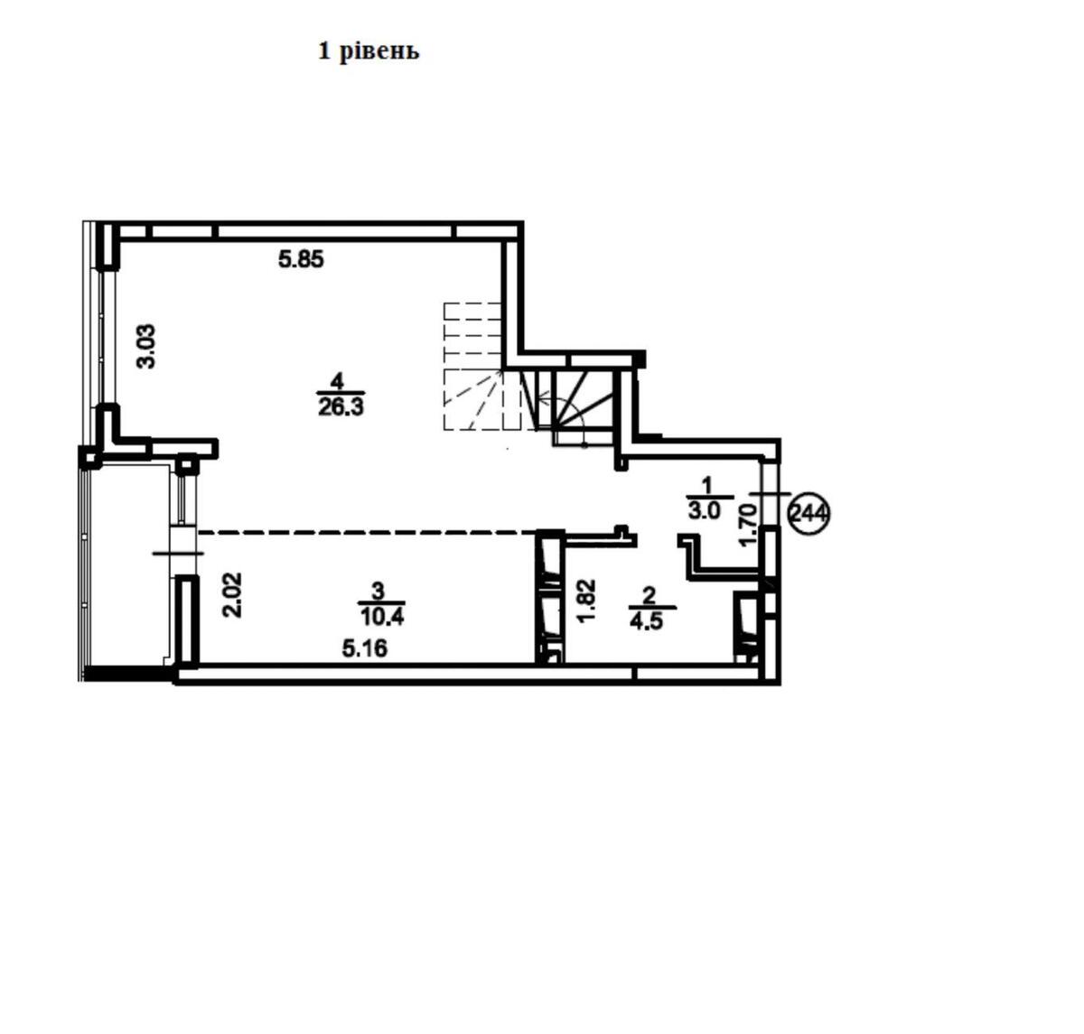 3k apartment vul. Vyshgorods'ka 457
