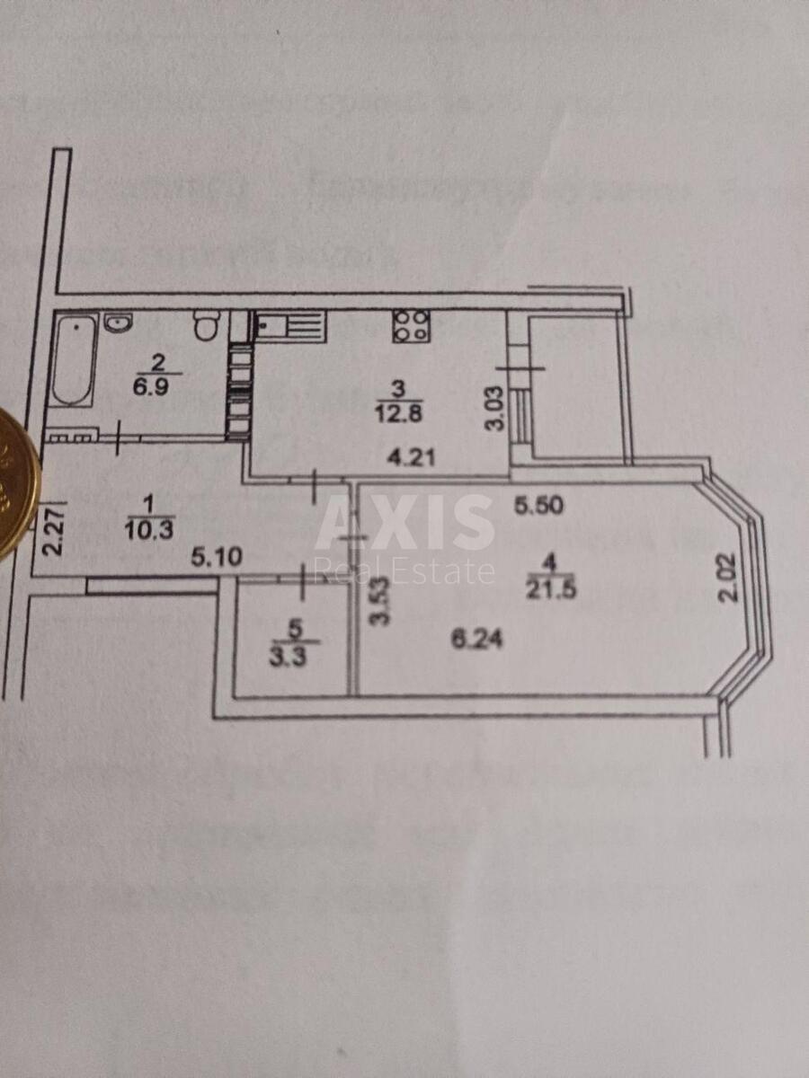 1k apartment vul. Oleny Pchilky 65640412