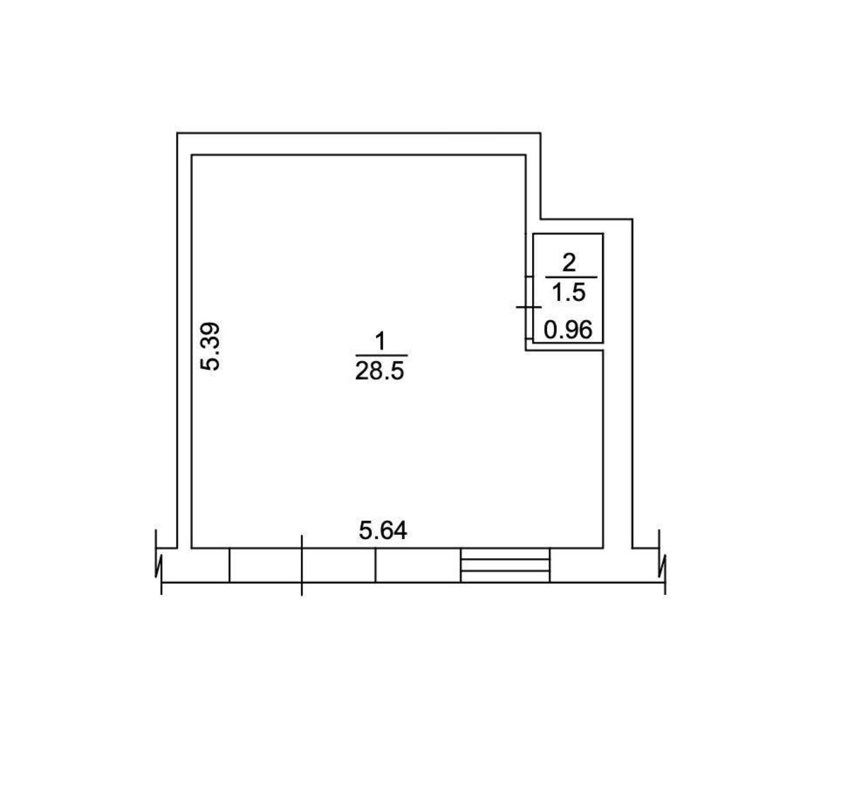 Service object vul. Galyc'ka 14, 30m2621891