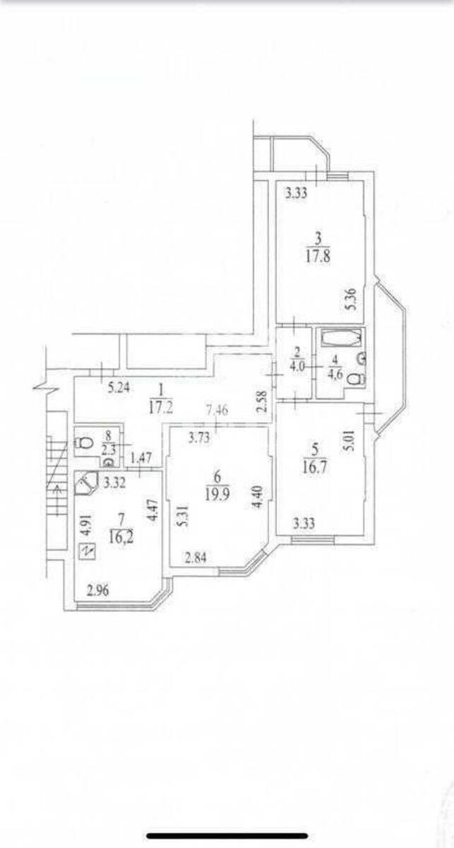 3k apartment vul. Stepana Rudnytskoho 3А6078314