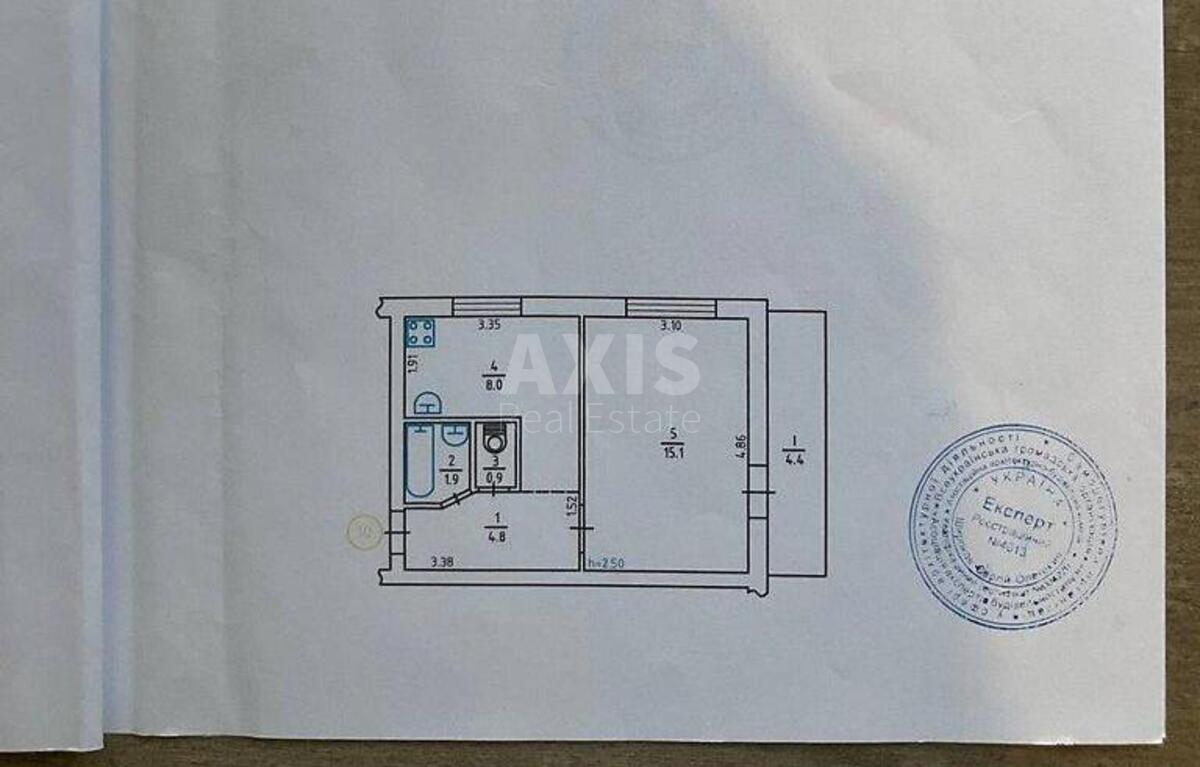 1k apartment vul. Zodchyh 6А573098