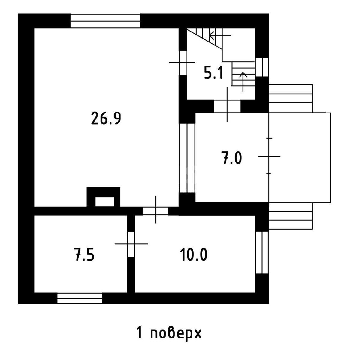 House rajon Sadova vul., Darnyc'kyj, 115m2, Kyiv city6