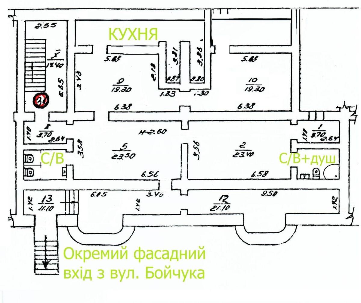 Trade object vul. Mykhayla Boychuka 12А, 173m26354212