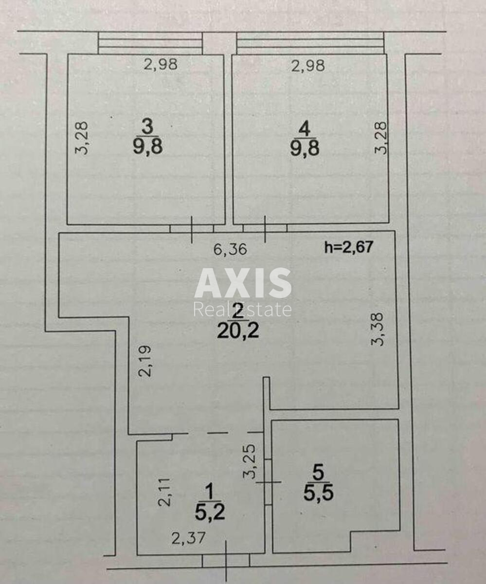 2k apartment pr-t Peremogy 5в4