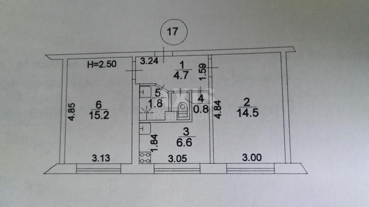 2k apartment vul. Mykytenka Ivana 2/17