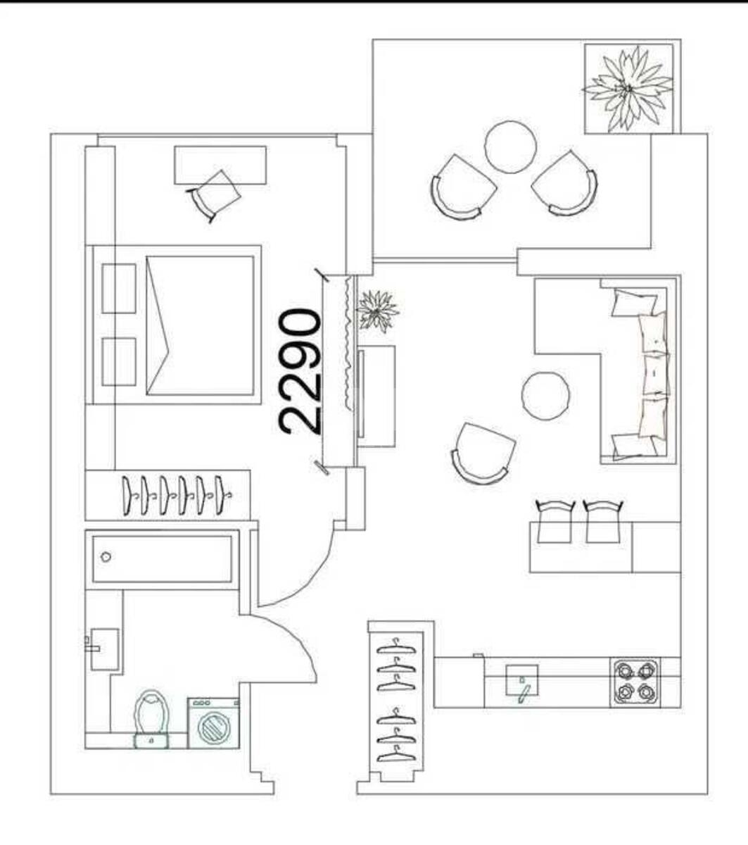 1k apartment vul. Hohlovyh Sim'i' 80