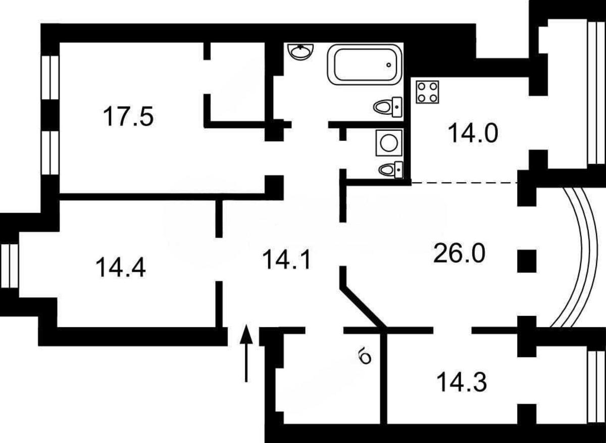 4k apartment vul. Gonchara Olesja 678