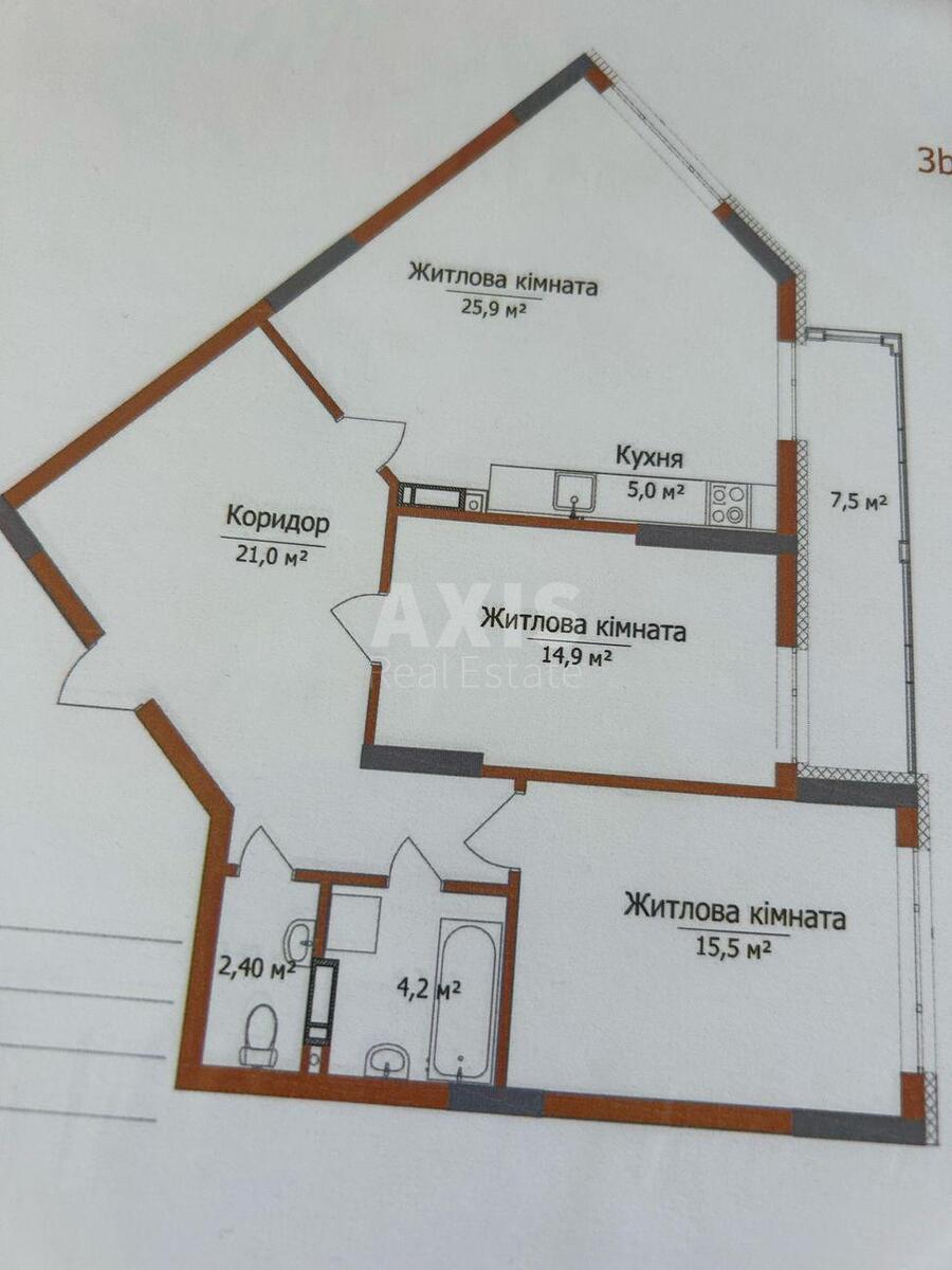 2k apartment vul. L'vivs'ka 1605680