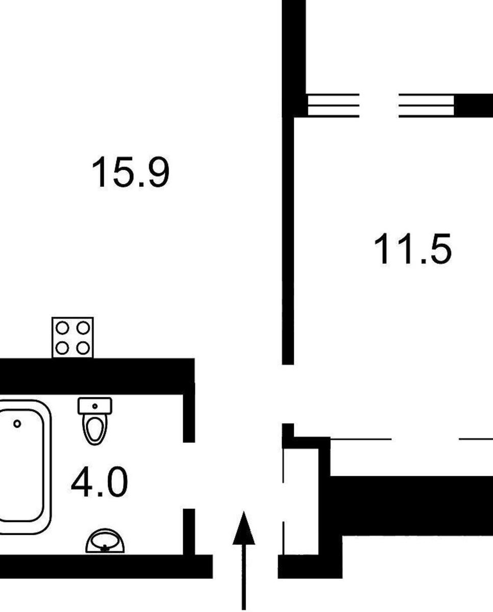 1k apartment vul. Lypkivs'kogo Vasylja Mytropolyta 382