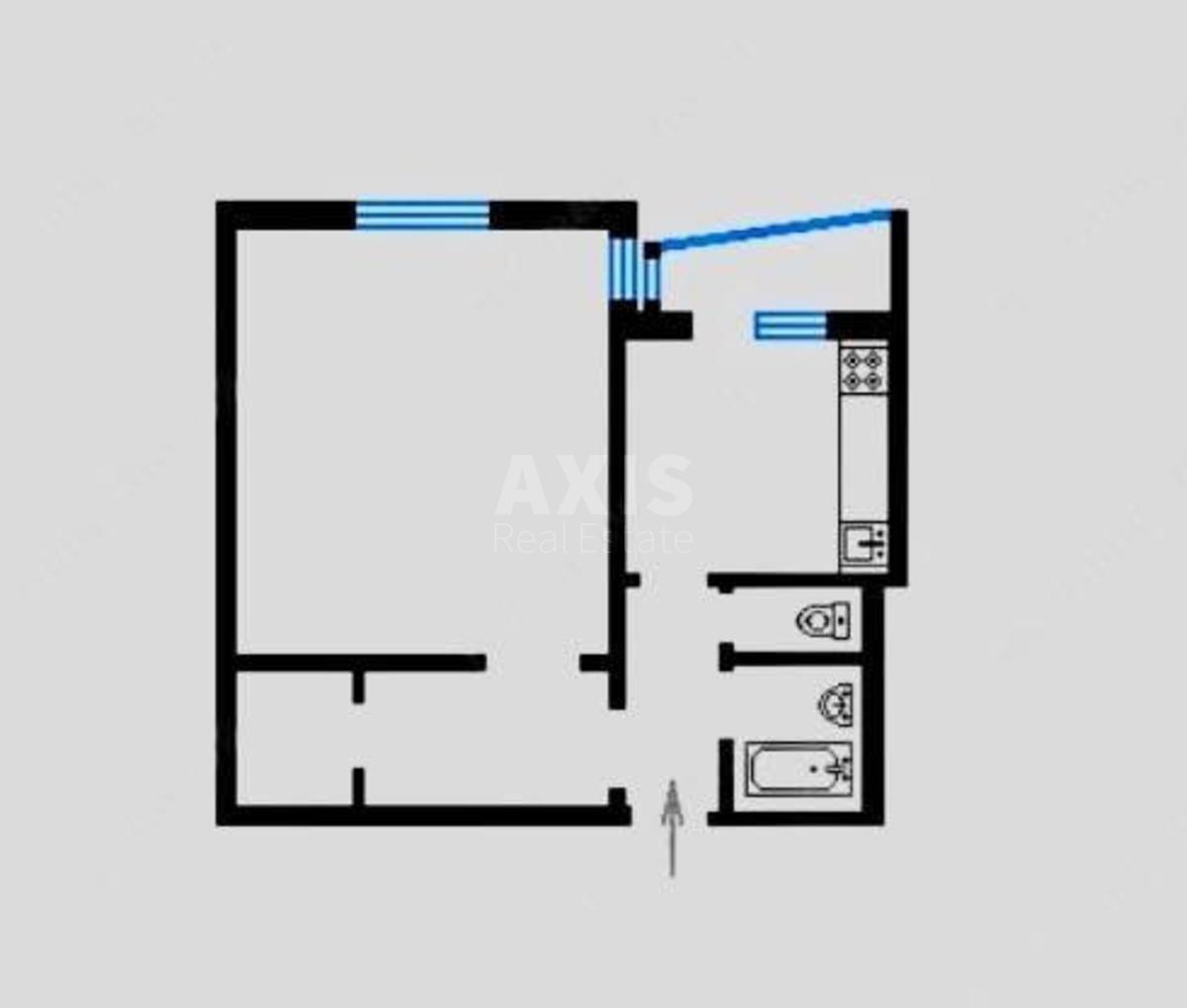1k apartment vul. Zhmachenka Generala 42