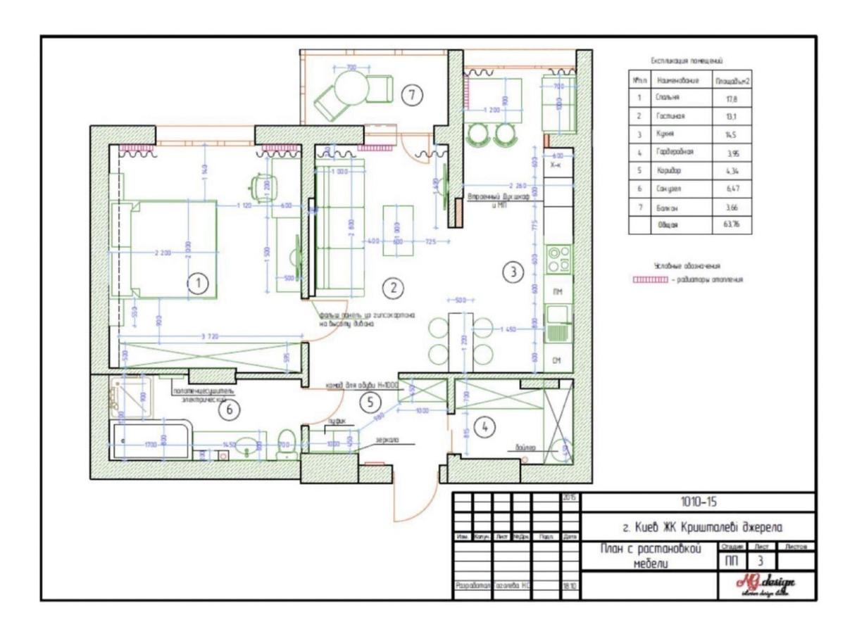 2k apartment vul. Metrologichna 11Б10