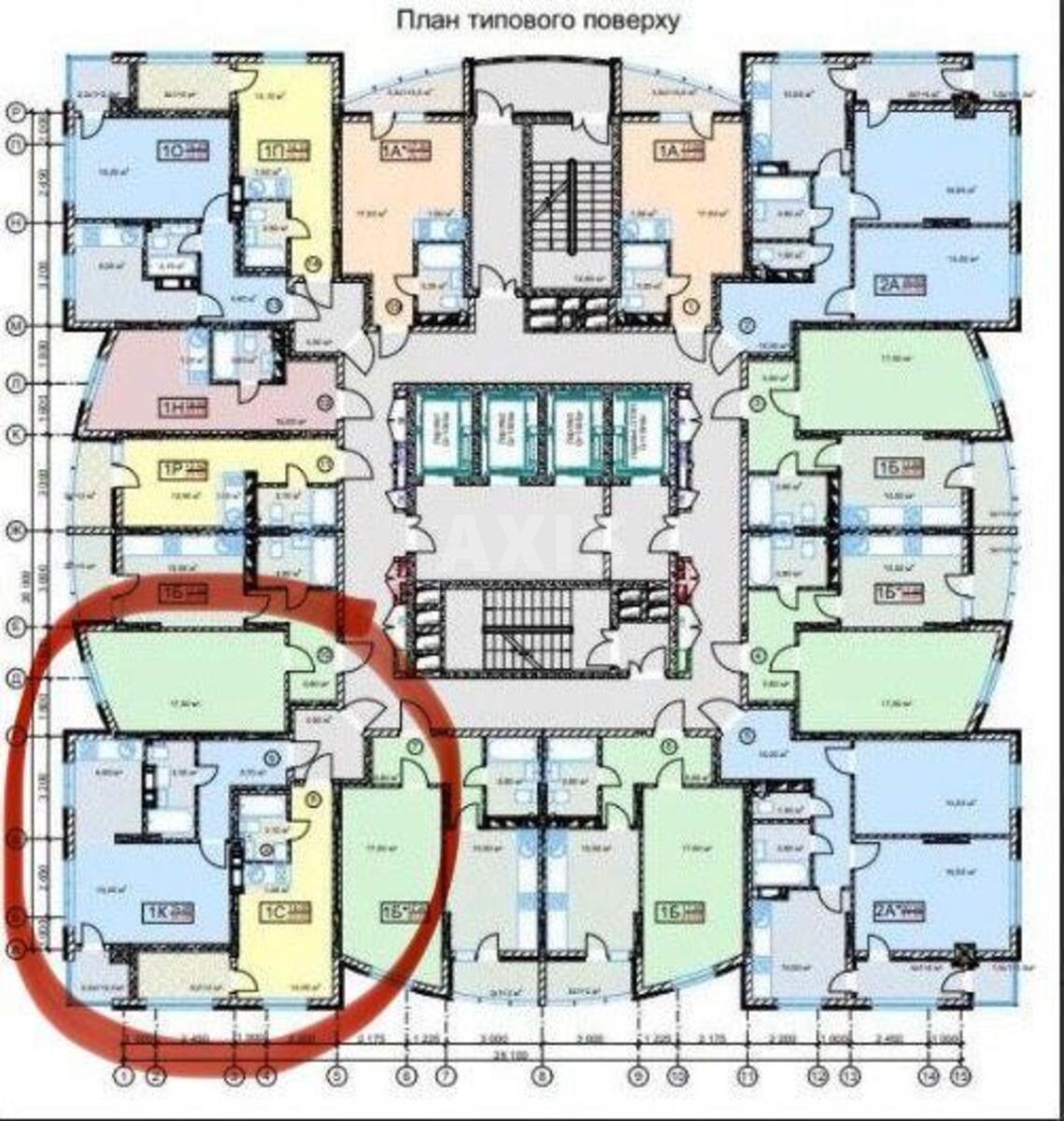 1k apartment prov. Mashynobudivnyj 26564936