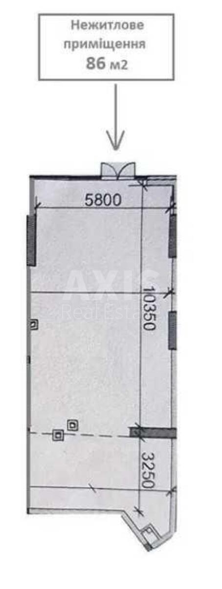 Service object nab. Dniprovs'ka 15, 86m2571226